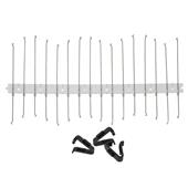 BUDDYFLOW KIT 26 METRI DI BARRIERA BREVETTATA ANTI PICCIONI PER PANNELLI FOTOVOLTAICI + CLIPS BUDDYCLAK