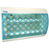 HACCP - LAMPADA ELETTROINSETTICIDA A LUCE UV CON PIASTRA COLLANTE 80 MQ